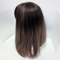 ロングヘア　おしゃれウィッグ　ピンクブラウン　グラデーションカラー　かつら　の画像
