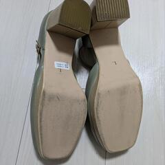 スクエアトゥサンダル Lサイズの画像