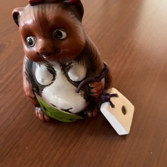 たぬき　陶器　置き物の画像