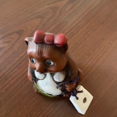 たぬき　陶器　置き物の画像
