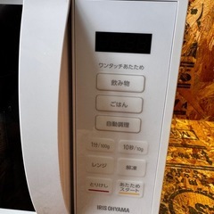IRIS OHYAMA 電子レンジ　2023年製の画像