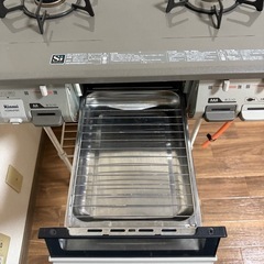 リンナイ ガスコンロ RT64JH-R（LPガス用・2口コンロ＋グリル付き）の画像