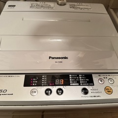 【決まりました
】パナソニック洗濯機の画像