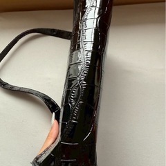 ハンドバッグ ショルダーバッグ ブラック  レザー 肩掛けの画像
