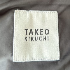 ✨新品✨【TAKEO KIKUCHI】タグ付　ダウン ベスト ジャンバー コート ダウンジャケット ブラック アウトドア おしゃれ　ダウンコート フードの画像