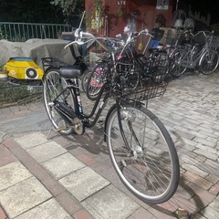 【5474】学童　27インチ　後タイヤ新品　前ノーパンクタイヤ　8,400円（防犯・税込）の画像