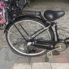 【5474】学童　27インチ　後タイヤ新品　前ノーパンクタイヤ　8,400円（防犯・税込）の画像