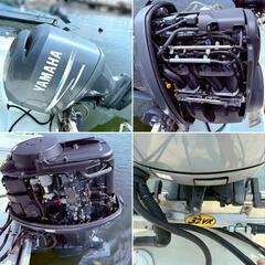 SUZUKIスズキF250HT 150馬力185時間 ホンデックス９型ワイド魚探の画像