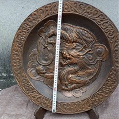 龍 金属製 置物の画像