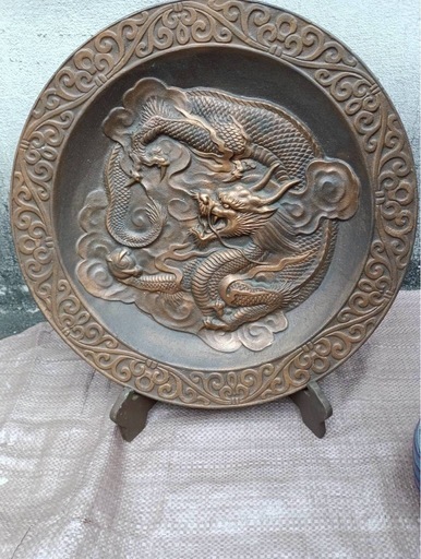 龍 金属製 置物