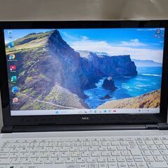🎆NEC🌟Lavie🌟PC-NA100E1W🌟美品白🌟SSD🌟WIN11🌟Office2021の画像