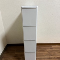 プラスチック収納ケース 3段 引き出しタイプの画像