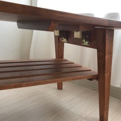 折りたたみ式ローテーブルの画像
