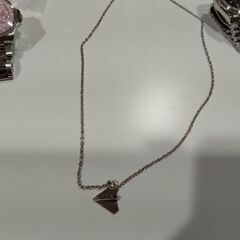 【かわいい紙飛行機ペンダントネックレス】の画像