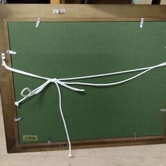 極上美品　超超激安　大通り虹画堂の額縁　岩手山　油絵　直筆　絵画の画像