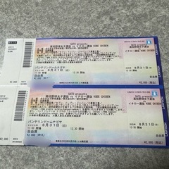 イチロー選抜vs高校女子選抜チケット2枚の画像