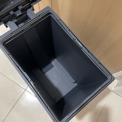 ゴミ箱 20L ふた付き ペダル式 黒 ブラックの画像