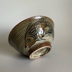 金城次郎 魚文茶碗 笑う魚 マカイ（碗）〈共箱付き〉の画像