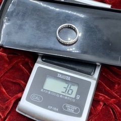 ティファニー　トゥルーナロー　ダイヤリング　3.6g 約13号の画像