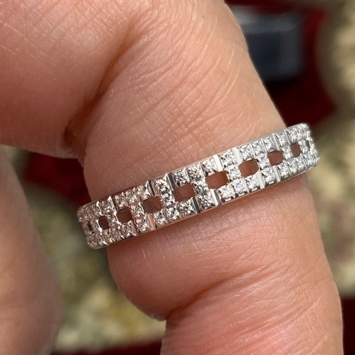 ティファニー　トゥルーナロー　ダイヤリング　3.6g 約13号