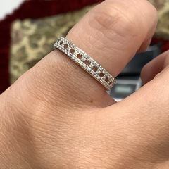 ティファニー　トゥルーナロー　ダイヤリング　3.6g 約13号の画像