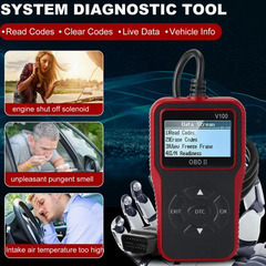 車のスキャンツール　自動車の故障診断機器　OBD2カー診断　OBD２スキャナー　OBDスキャナーの画像