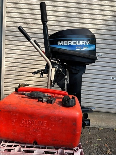 マーキュリー　シープロ　15馬力　タンク付き　S足　船外機　発送可