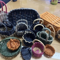 小さなカゴ① 小物入れ　の画像