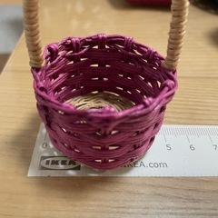 小さなカゴ① 小物入れ　の画像