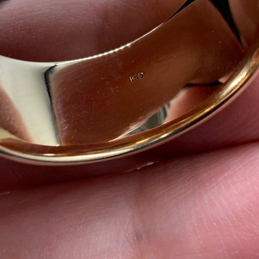 K10 甲丸リング　12.4g 約23号