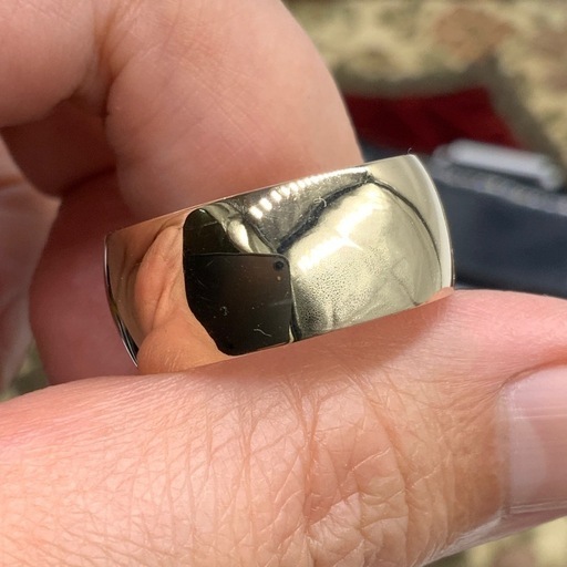 K10 甲丸リング　12.4g 約23号