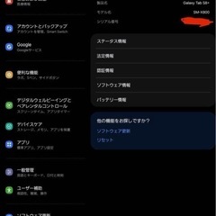 Samsung Galaxy Tab S8+ SM-X800 128GB 本体の画像