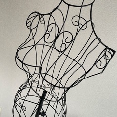 恵庭　取りに来れる方　トルソー　レディース　ワイヤータイプ？？　ブラック　の画像