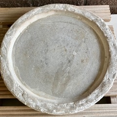 《天然石　植木鉢受け皿セット》屋内使用品の画像