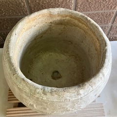 《天然石　植木鉢受け皿セット》屋内使用品の画像