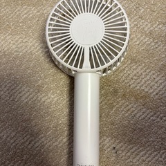 【最終価格】フランフラン　ハンディファン　ホワイトの画像