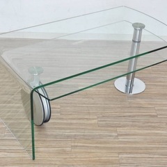 ガラステーブル12㎜厚強化硝子の画像