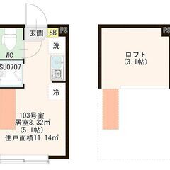 💕初期費用分割相談可、新築🎶一人暮らしにおすすめワンルーム…