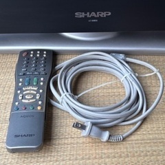 SHARP AQUOS シャープ アクオス LC-32BD2 液晶テレビ 動作品 2006年製 リモコン付 液晶テレビ の画像