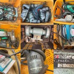 100v 電動工具 大量 まとめて ドリル グラインダー サンダー カッター 丸ノコ 大工道具 日立 マキタ BOSCHの画像