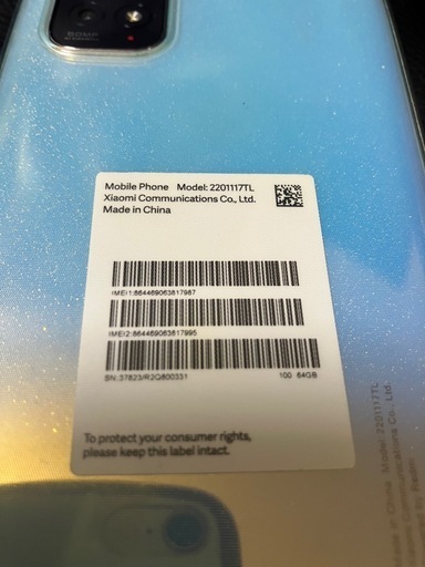redmi note11 64GB(配送不可)