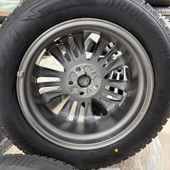 新車外しホイール、新品タイヤ　40系アルファード ヴェルファイア スタッドレスタイヤ 225/60r18 の画像
