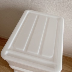 ４個セット！ニトリプラスチックケース・収納ボックスの画像