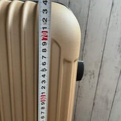 キャリーケース　L L 大きめ　シャンパンゴールドの画像