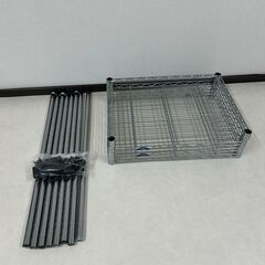 【無料】冷蔵庫ラック・ゴミ箱ラック・キッチンラック 60W/ IZM25-60183-Kの画像