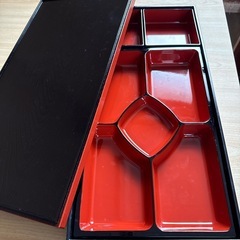 松花堂弁当箱　和食皿の画像