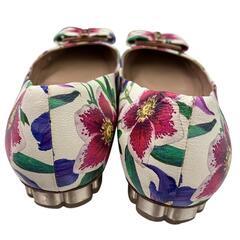 現状品 Salvatore Ferragamo サルヴァトーレフェラガモ パンプス パンプス 23㎝ ２点 まとめ売り 箱あり 花がら レディース [1000027753469]の画像