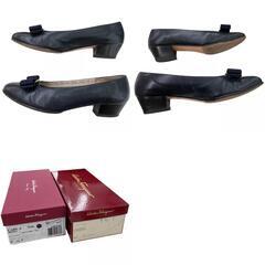 現状品 Salvatore Ferragamo サルヴァトーレフェラガモ パンプス パンプス 23㎝ ２点 まとめ売り 箱あり 花がら レディース [1000027753469]の画像