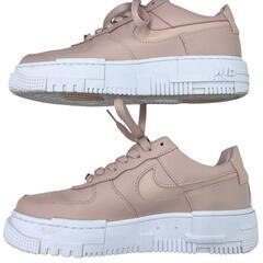 186000 NIKE ナイキ スニーカー WMNS AIR FORCE 1 PIXEL エアーフォース 1 ピクセル CK6649-200  パーティクルベージュ 24cm ローカットスニーカー 箱入り レディース [1000025340098]の画像