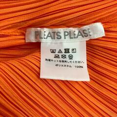199990 ISSEY MIYAKE イッセイミヤケ ワンピース PLEATS PLEASE プリーツプリーズ オレンジ ポリエステル [1000025372570]の画像